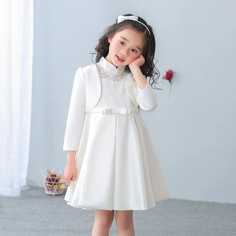 Baby Girl Embroidered Coat Princess Cape Jacket for Weddings