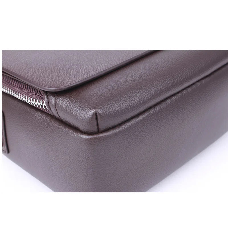 Luxury Brand Men's Vintage PU Leather Messenger Bag