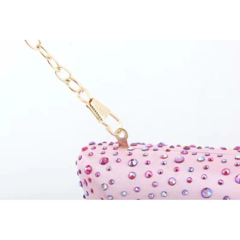 Luxury Women's Rhinestone Clutch Bag – Exquisite Party & Wedding Handbag