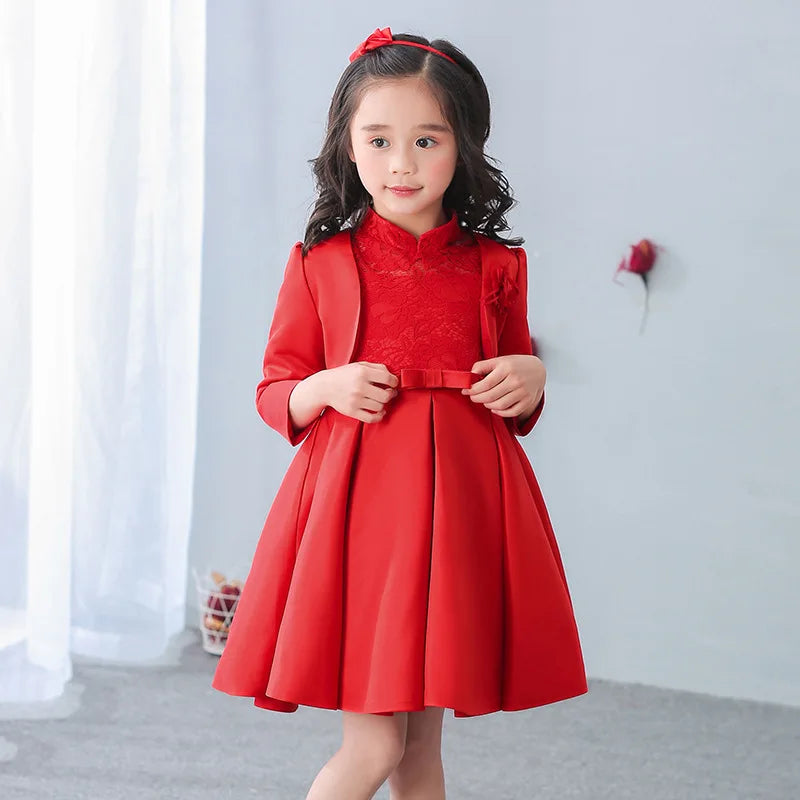 Baby Girl Embroidered Coat Princess Cape Jacket for Weddings