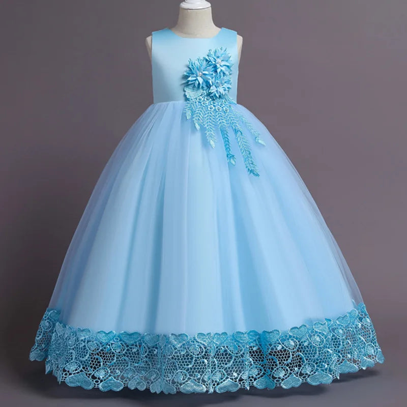 Girls' Formal Wedding & Bridesmaid Dress - Princess Party Pageant