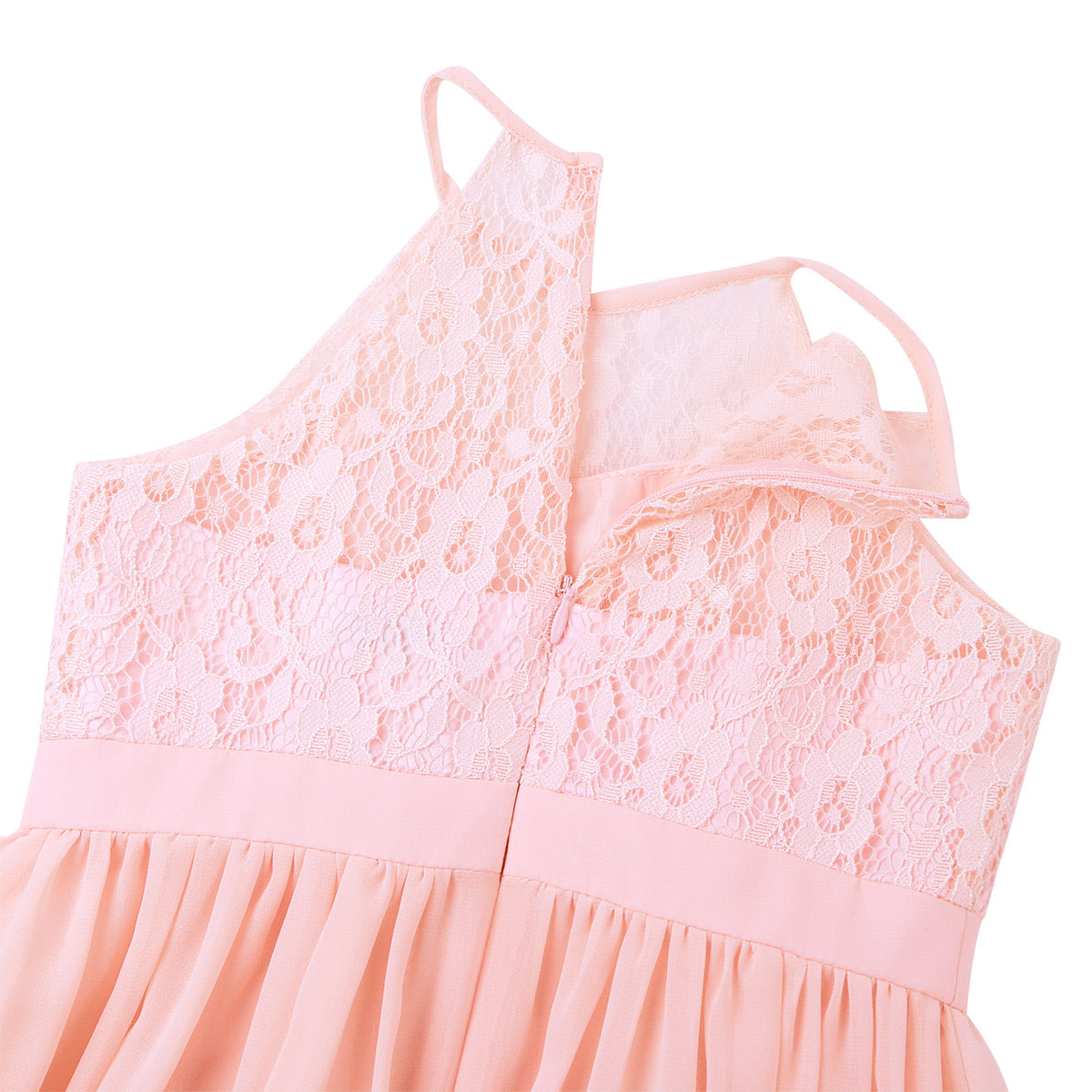 Kid Flower Girl Lace Chiffon Dress