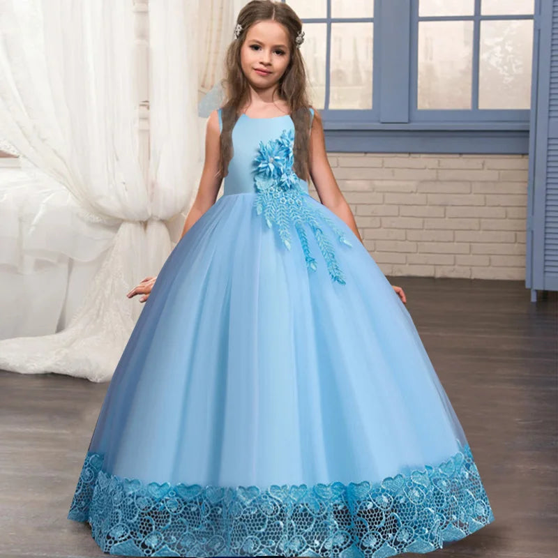 Girls' Formal Wedding & Bridesmaid Dress - Princess Party Pageant