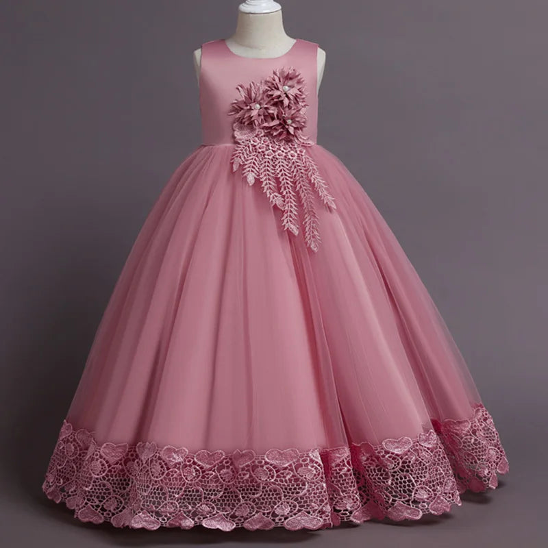 Girls' Formal Wedding & Bridesmaid Dress - Princess Party Pageant