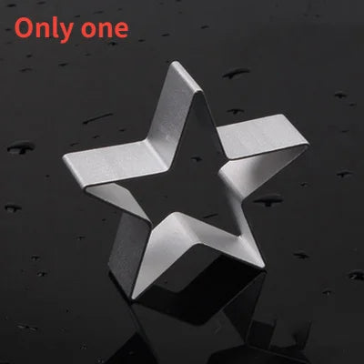 1/30Pcs Stainless Steel Cake Molds – Heart, Star, Flower Shape Pastry & Cookie Cutters