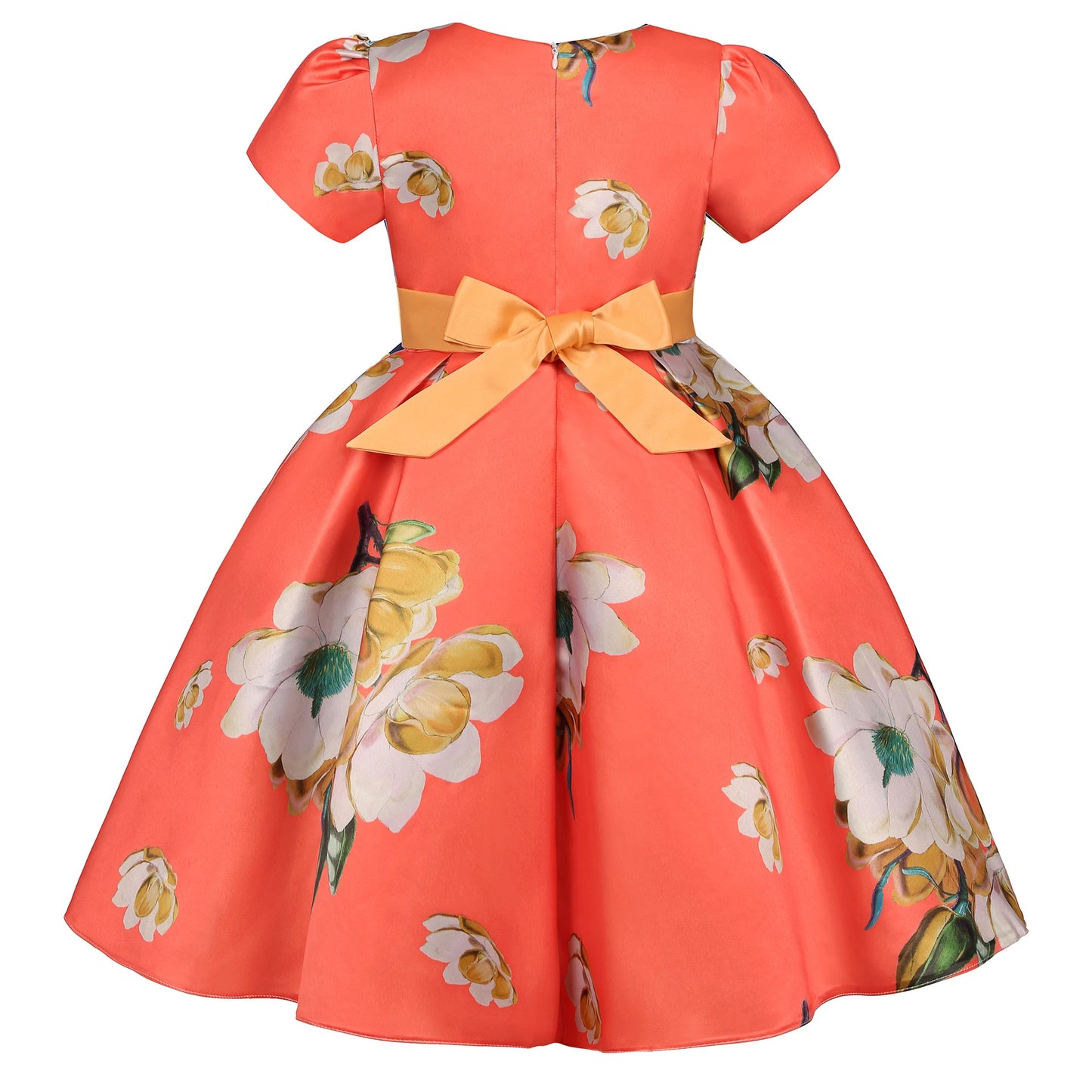 Elegant Floral Princess Dress for Girls