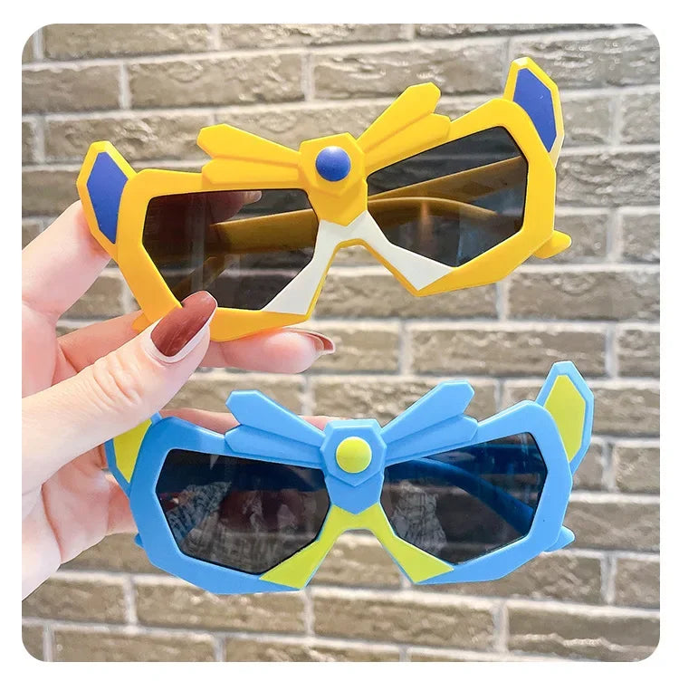 Kids' Cartoon UV400 Sunglasses - Fun & Sun Protection