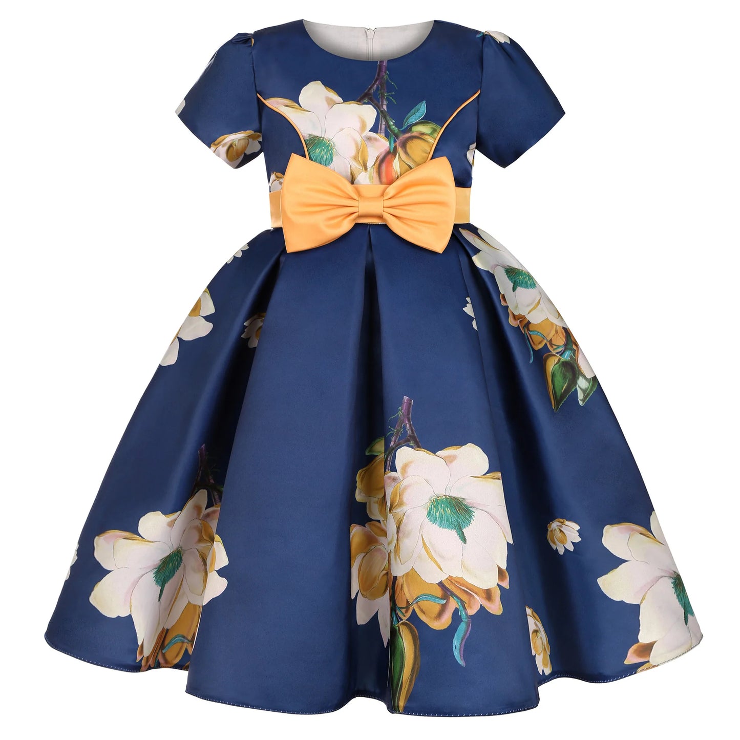 Elegant Floral Princess Dress for Girls