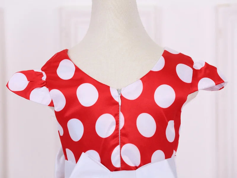 Kids Polka Dot Grace Ball Gown Dress