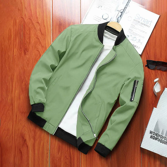 Autumn Men's Casual Bomber Jacket - Military Style Windbreaker