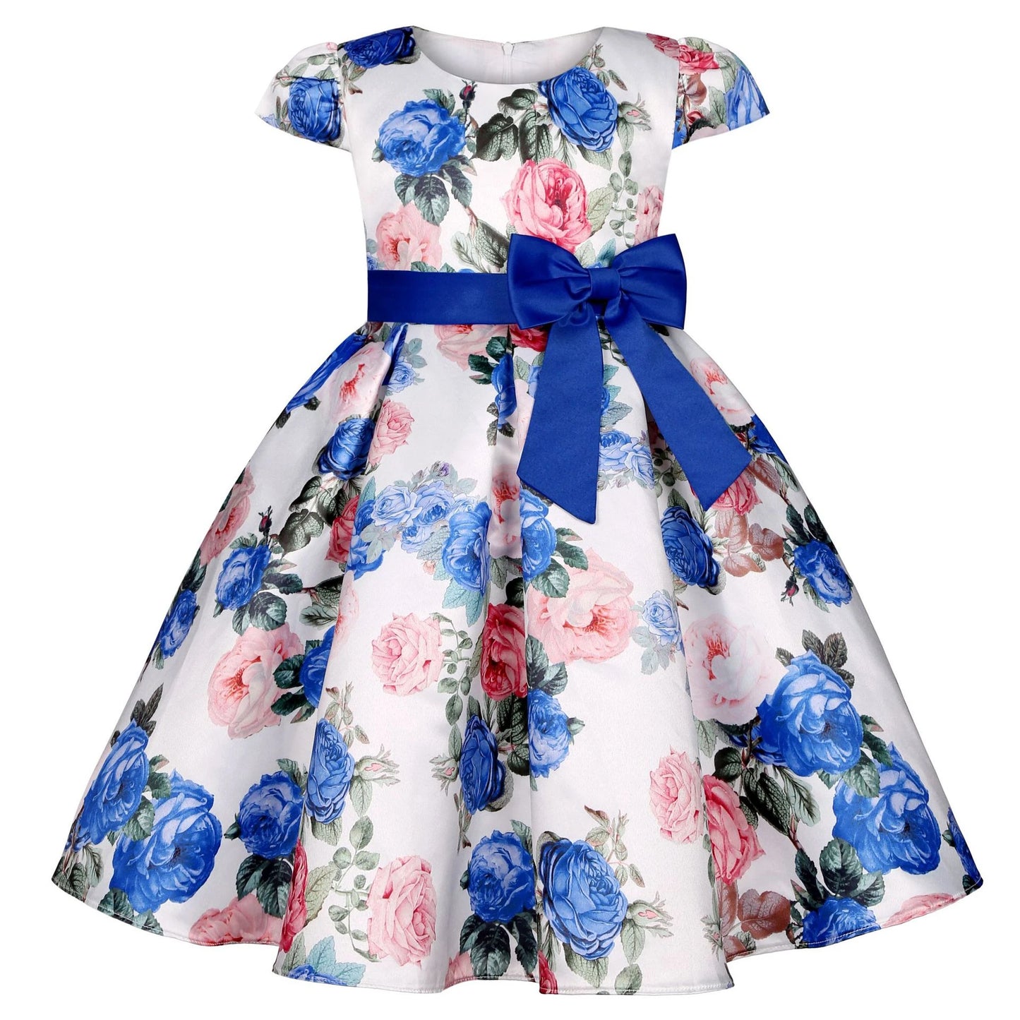 Elegant Floral Princess Dress for Girls