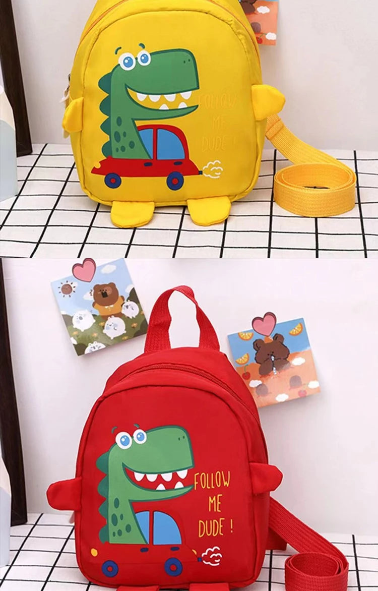 Cute Dinosaur Anti-Lost Toddler Backpack