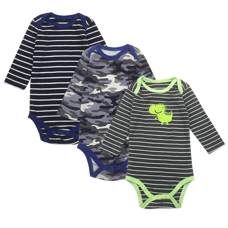 3piece/lot Baby Bodysuit Newborn Babies Boys Girls