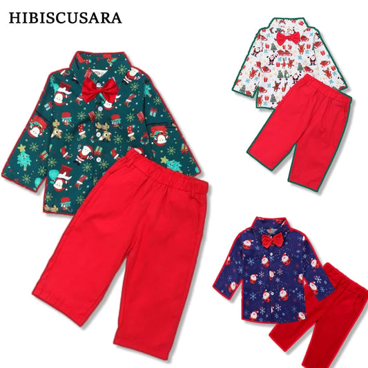 Kids' Santa Claus Shirt & Pants Set