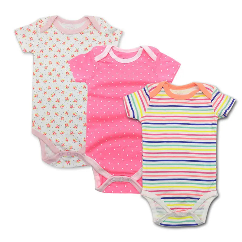 3piece/lot Baby Bodysuit Newborn Babies Boys Girls