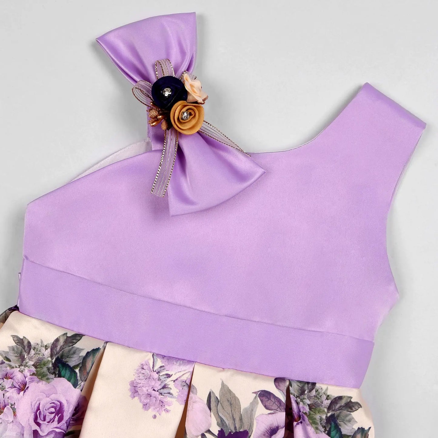 Lavender Flower Girl Tutu Dress with Bow