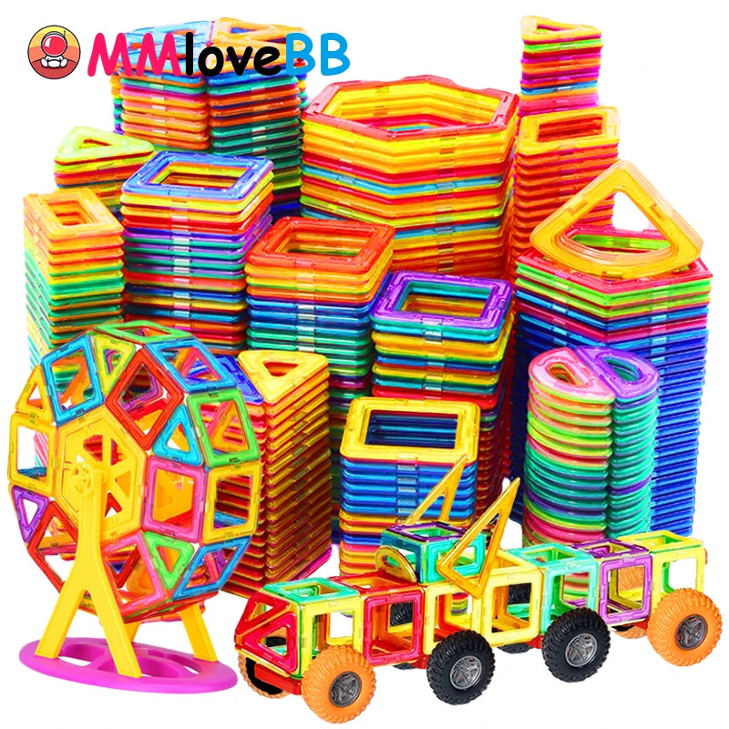 Magnetic Building Blocks – Large Size Construction Set for Kids, Creative Educational Toys for Boys and Girls