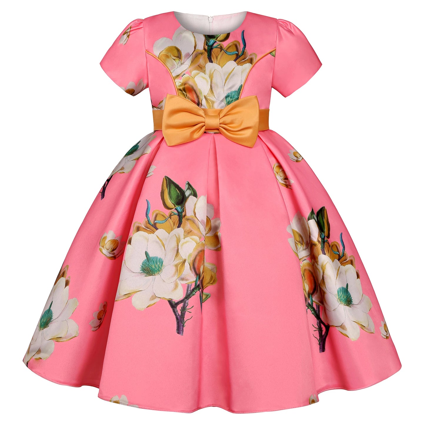 Elegant Floral Princess Dress for Girls