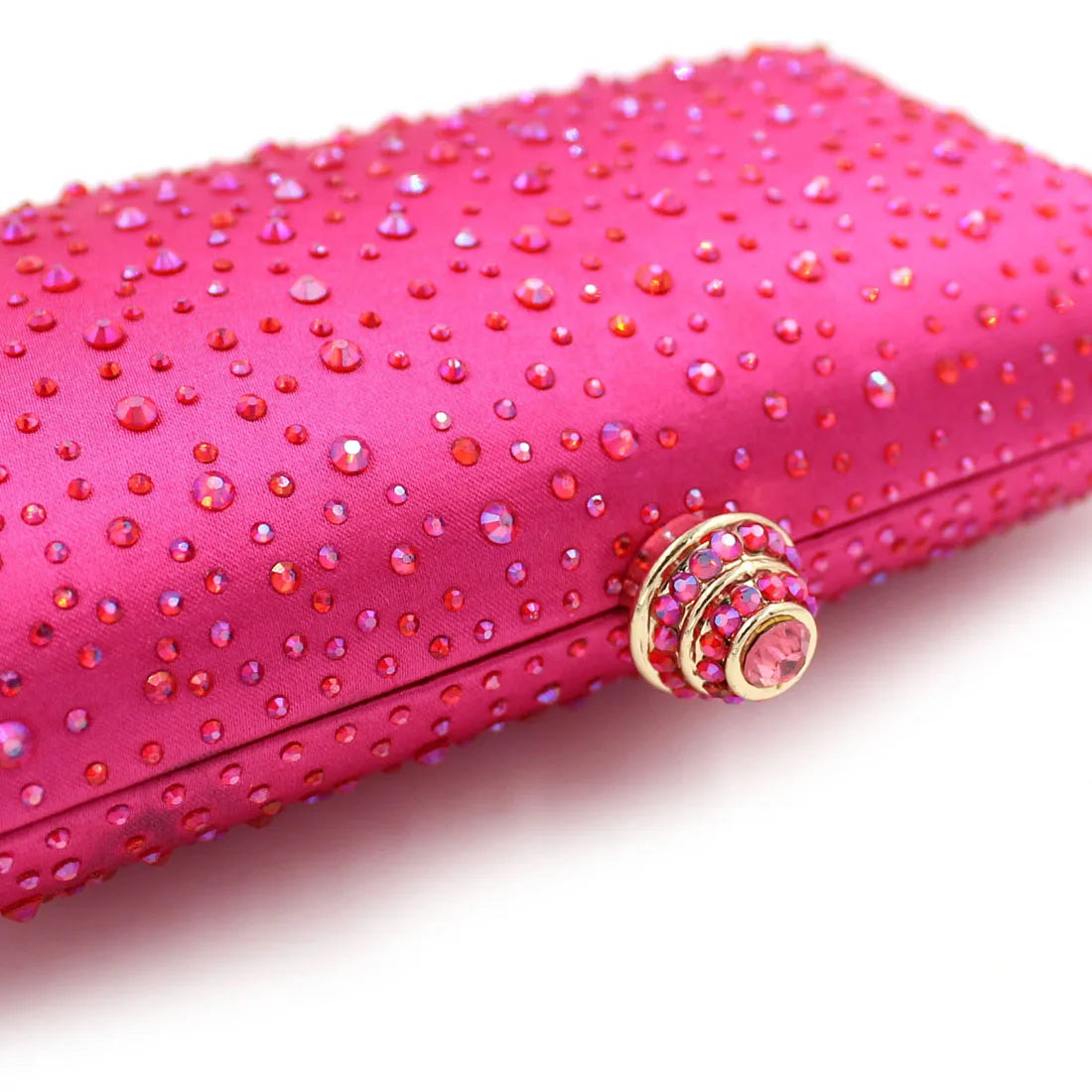 Luxury Women's Rhinestone Clutch Bag – Exquisite Party & Wedding Handbag