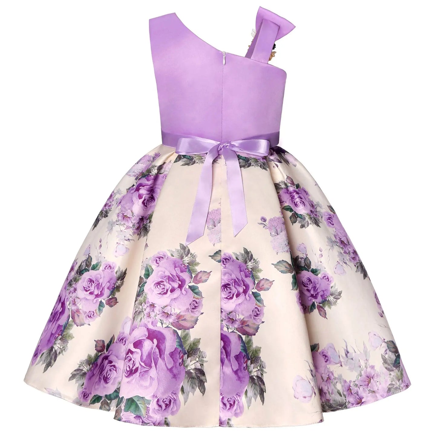 Lavender Flower Girl Tutu Dress with Bow