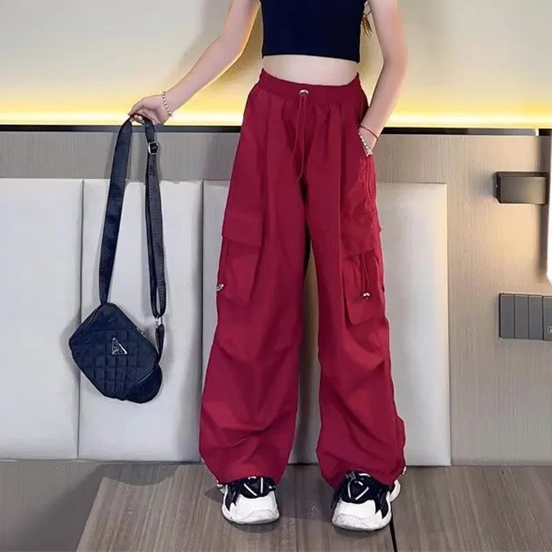 Trendy Girls' Wide Leg Workwear Pants - Autumn Korean Fashion