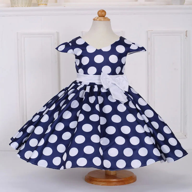 Kids Polka Dot Grace Ball Gown Dress