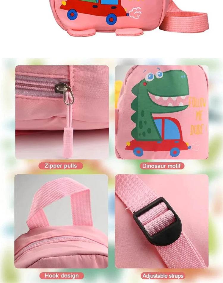 Cute Dinosaur Anti-Lost Toddler Backpack