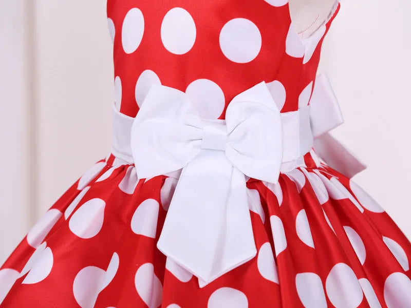 Kids Polka Dot Grace Ball Gown Dress