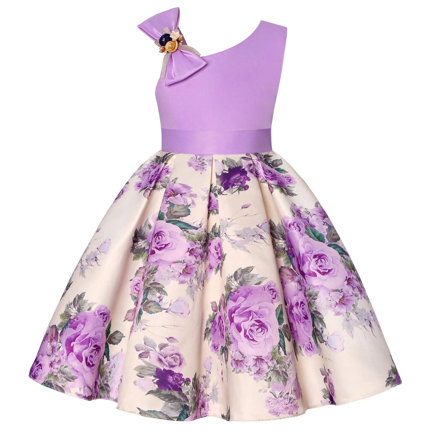 Lavender Flower Girl Tutu Dress with Bow