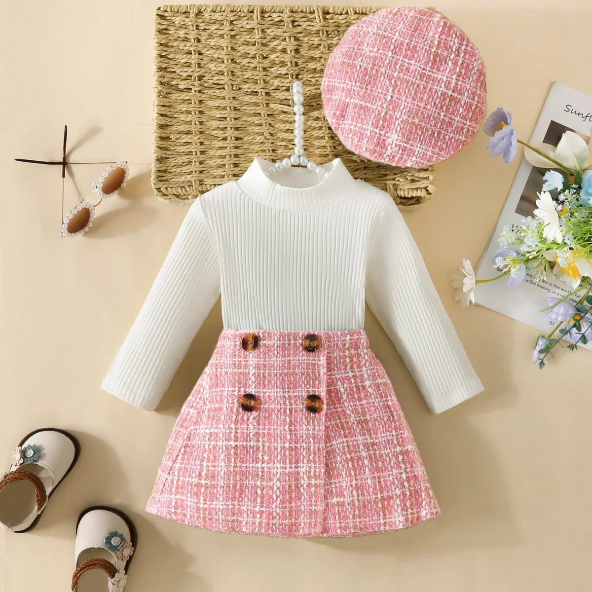 Infant Spring Autumn Long Sleeve Top and Dress