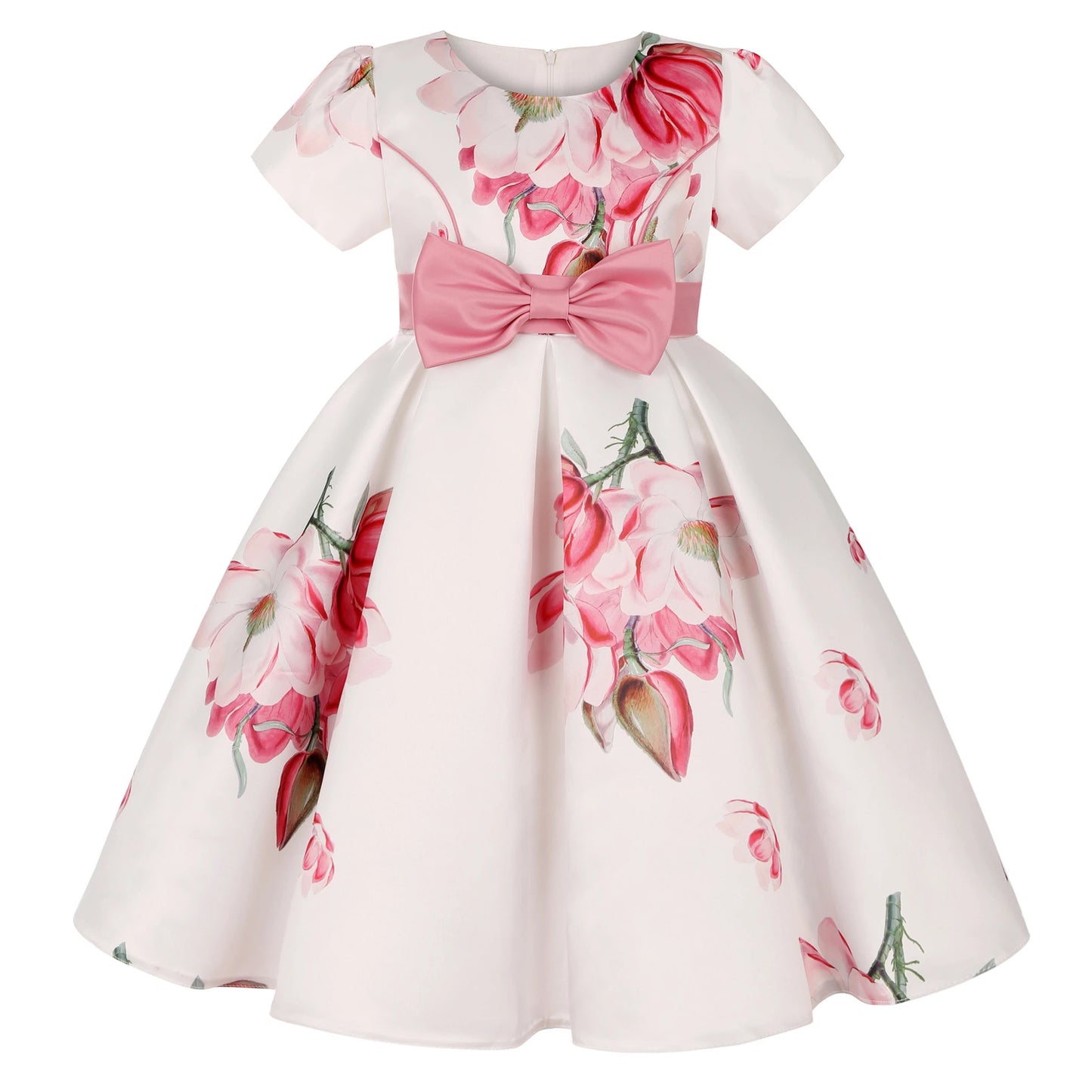 Elegant Floral Princess Dress for Girls