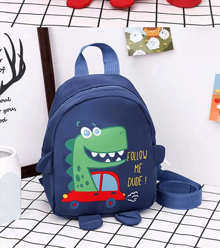 Cute Dinosaur Anti-Lost Toddler Backpack