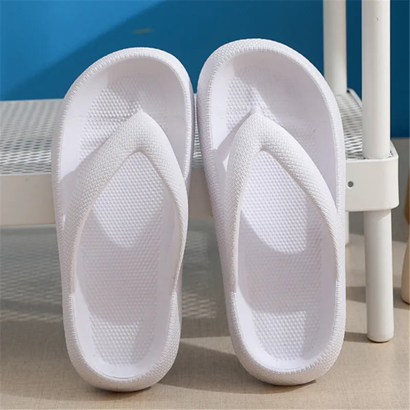 Rimocy Soft EVA Flip Flops - Women’s Non-Slip Cloud Slippers, Thick Platform, Summer Beach Slides