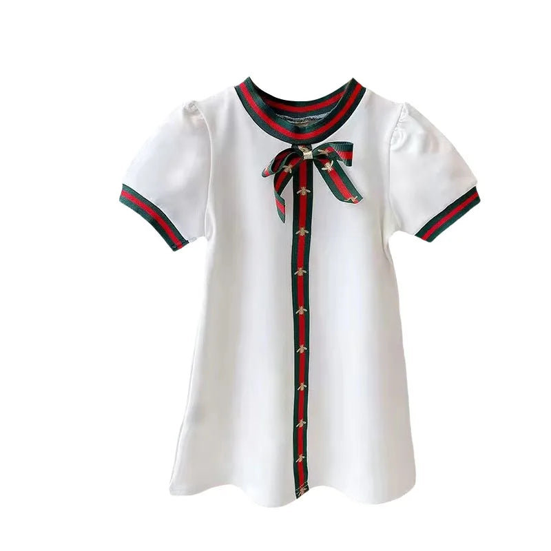 Summer  Dresses for Girls Short Sleeve Dress - 3-9 Years