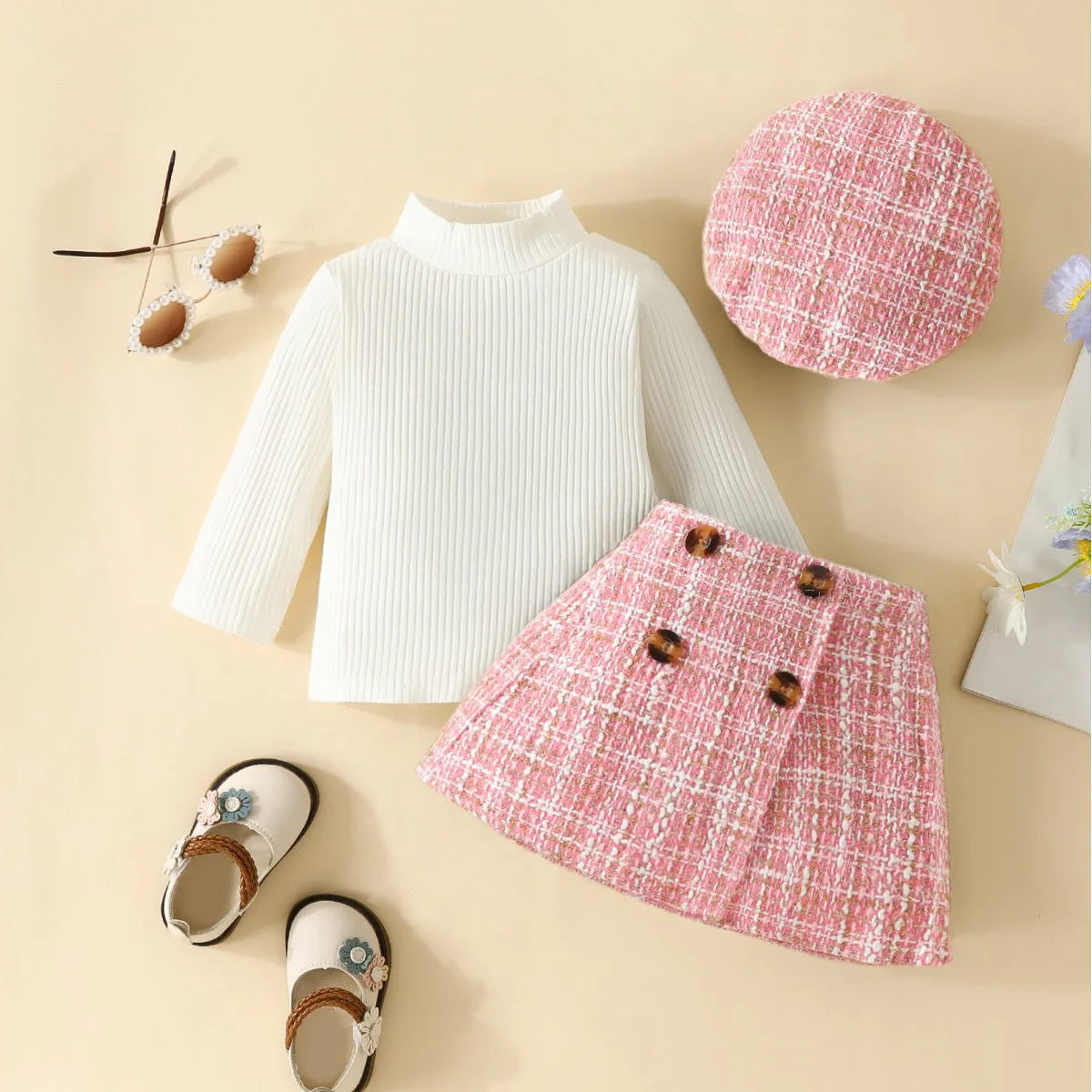 Infant Spring Autumn Long Sleeve Top and Dress