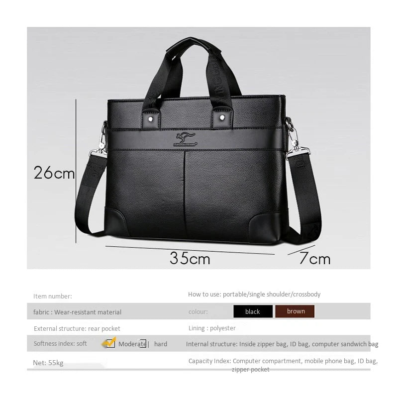 Business Men's Briefcase High-Quality Handbag / Laptop Messenger