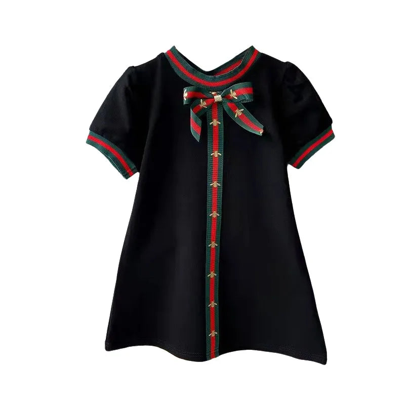 Summer  Dresses for Girls Short Sleeve Dress - 3-9 Years