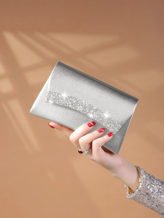 Glamorous Sequin Glitter Clutch - Elegant & Exquisite Luxury Bag for Evening Parties