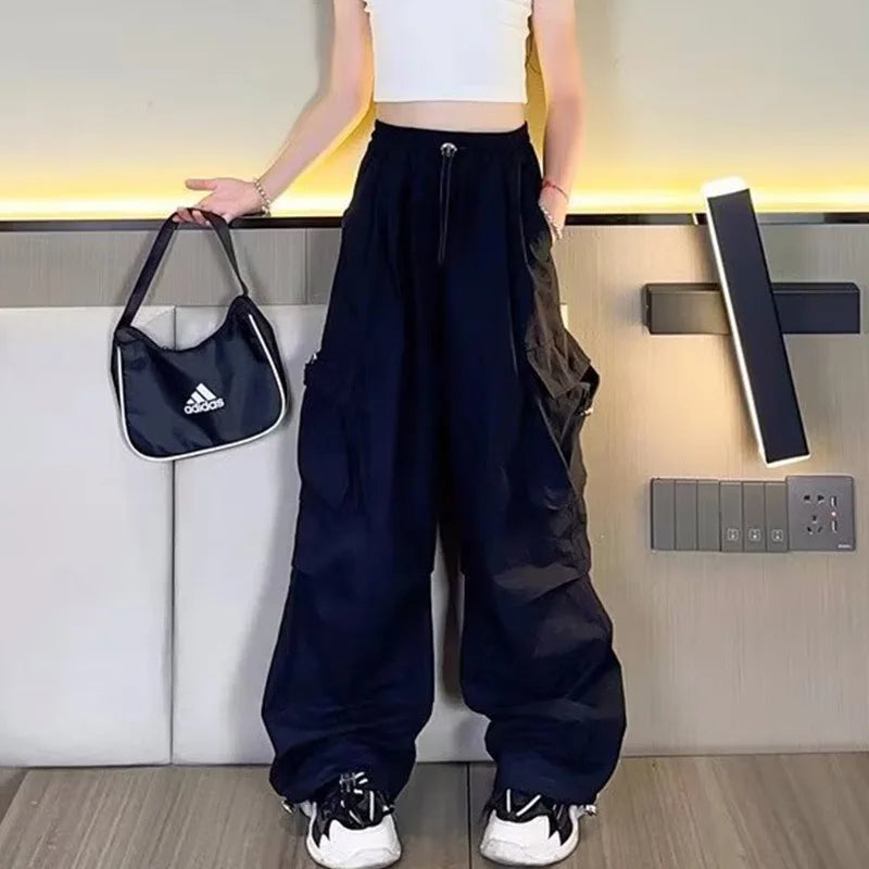 Trendy Girls' Wide Leg Workwear Pants - Autumn Korean Fashion