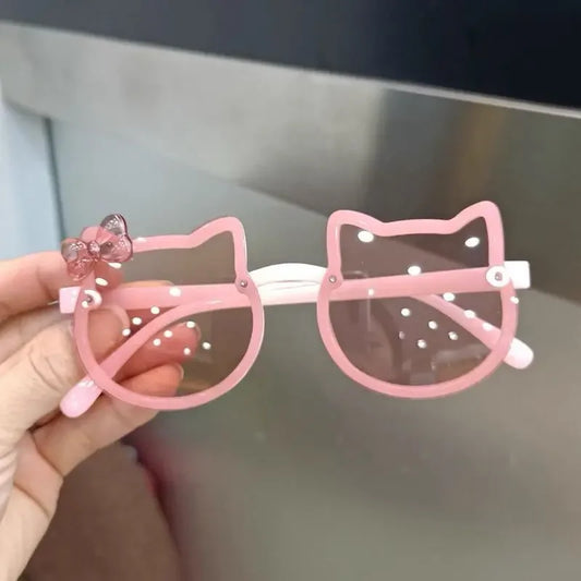 Cute Kitty Sunglasses for Kids - UV400 Protection for Summer Fun