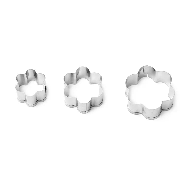 1/30Pcs Stainless Steel Cake Molds – Heart, Star, Flower Shape Pastry & Cookie Cutters