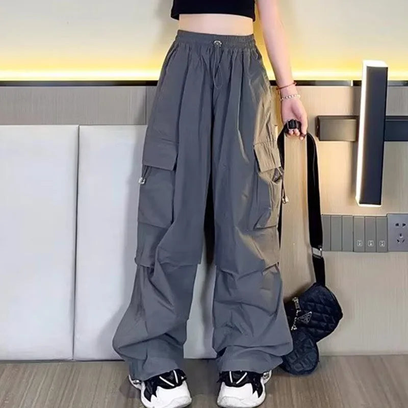 Trendy Girls' Wide Leg Workwear Pants - Autumn Korean Fashion