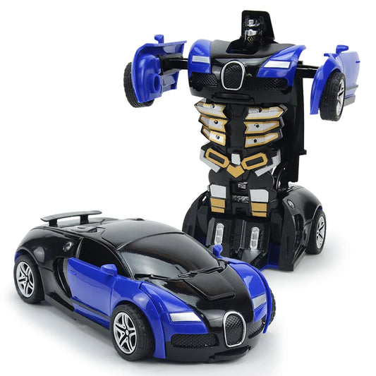 Transforming Car Robot Race Toy for Boys