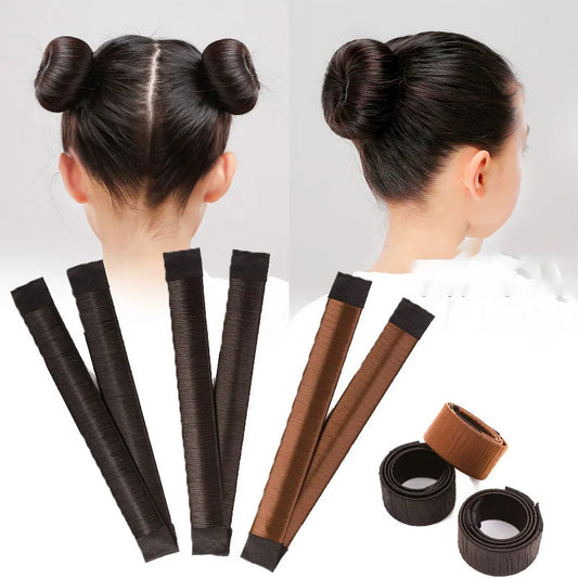 Sweet French Dish Hair Band - DIY Bun Maker & Accessories Tool