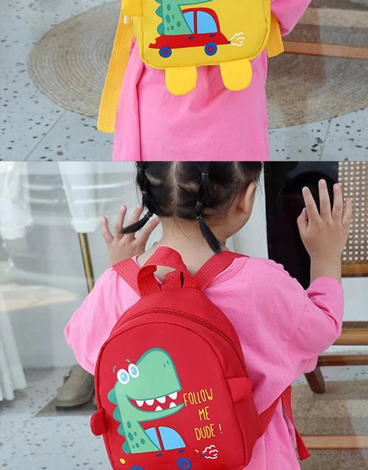 Cute Dinosaur Anti-Lost Toddler Backpack